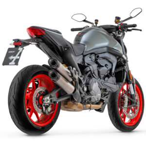 Tobă finală ARROW ROUND-SIL Titan pentru Ducati Monster / Monster+ din anul modelului 2021-