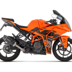 Tobă finală ARROW INDY RACE EVO DARK Aluminium negru pentru KTM RC 390 Anul modelului 2022-