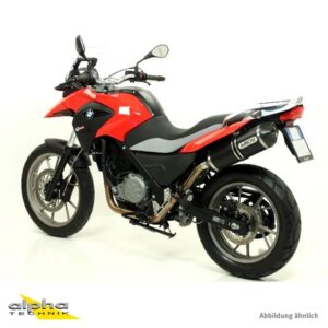 Tobă finală ARROW RACE TECH pentru BMW G650GS / Sertao 2011-16 din Aluminium, negru