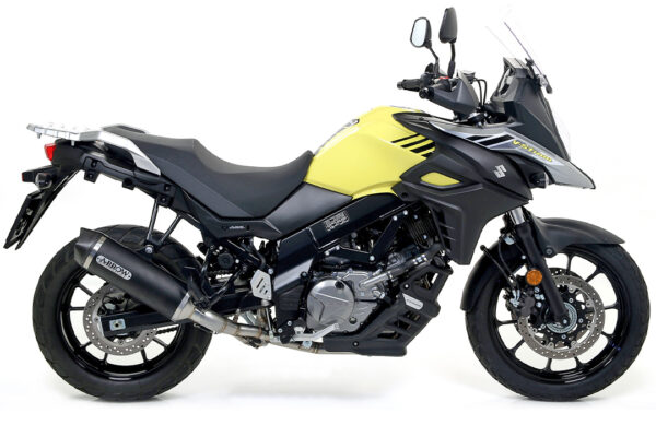 Tobă finală ARROW RACE TECH pentru Suzuki V-Strom 650 2017- din Aluminium, negru