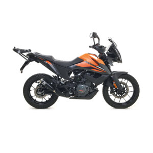 Tobă finală ARROW DARK PRO RACE pentru KTM 390 Adventure 2020-. Oțel inoxidabil negru