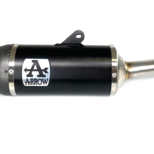 Tobă finală ARROW DARK INDY RACE pentru Husqvarna Svartpilen 401 / Vitpilen 401 2020-, Aluminium negru