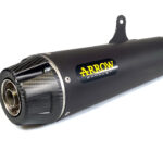 Tobă finală ARROW REBEL Sip-On Oțel inoxidabil negru pentru Brixton CrossFire 500 X Anul modelului 2021-