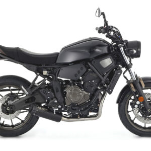 Tobă finală ARROW REBEL Sip-On pentru Yamaha XSR700 2021-, Oțel inoxidabil capac negru și din aluminiu (Doar cu Galerie evacuare ARROW)