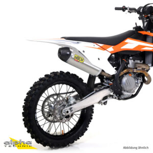 Tobă finală complet ARROW MX COMPETITION pentru KTM 450 Rally 2011-2014, Titan