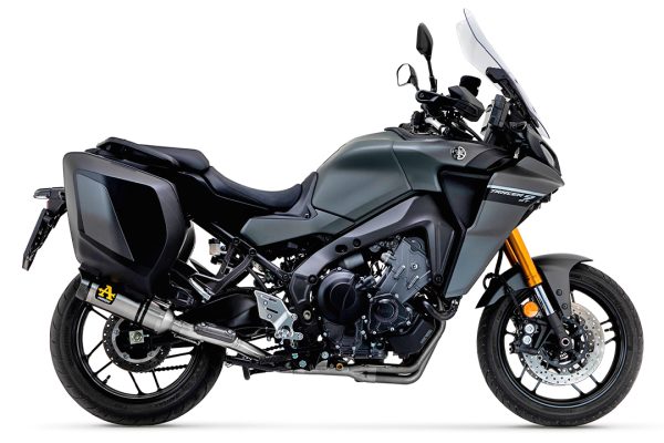 Tobă finală ARROW THUNDER pentru Yamaha Tracer 9 / GT 2021-, Titan și Capăt din carbon