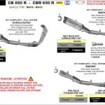 Sistem complet de evacuare ARROW INDY RACE EVO Titan Honda CBR650R