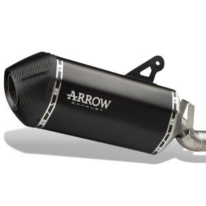 Tobă finală ARROW SONORA Titan negru și capăt din carbon Honda Africa Twin 2024-