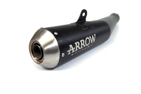 Tobă finală ARROW DARK PRO RACING pentru Yamaha XJR1300 2007-2016, Oțel inoxidabil negru