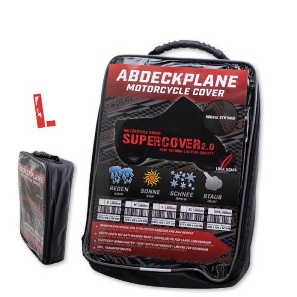 Husă moto impermeabilă Supercover 2.0 L – Protecție durabilă și fixare stabilă