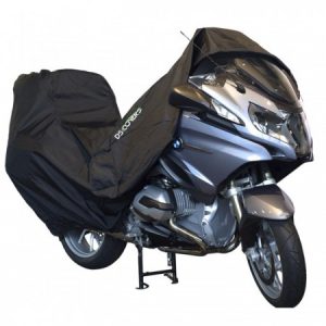 Husă moto pentru motociclete cu topcase Alfa L – Protecție completă și durabilă