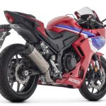 Toba finală ARROW INDY RACE EVO DARK Aluminiu negru Honda CBR500R 2024