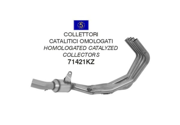 Galerie evacuare ARROW pentru Yamaha XJ6 2009-16 / XJ6 Diversion Anul modelului 2009-16, cu catalizator
