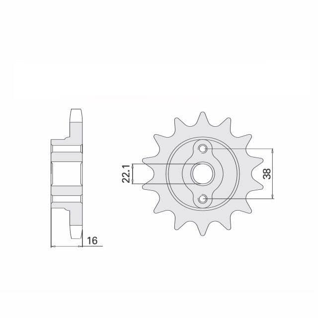 Set lanț DID 520ZVM-X, culoare auriu, Ducati Monster 600 (până la VIN: 02961), an model, Lungime lanț 1994 și Monster 750, an model 1996-1997