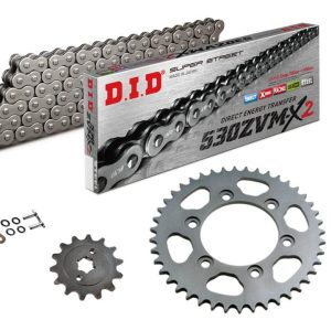 Set lanț DID 530ZVM-X2, culoare standard, Honda VF750C, an model 1994-1995