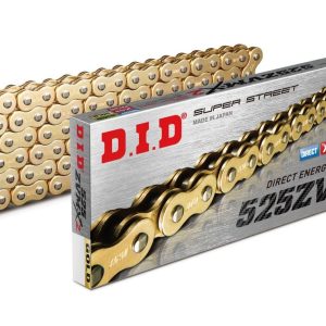 Lanț de transmisie DID ZVM-X2 X-Ring G&G, ultra-întărit, pas 525, lungime 104 zale, culoare auriu