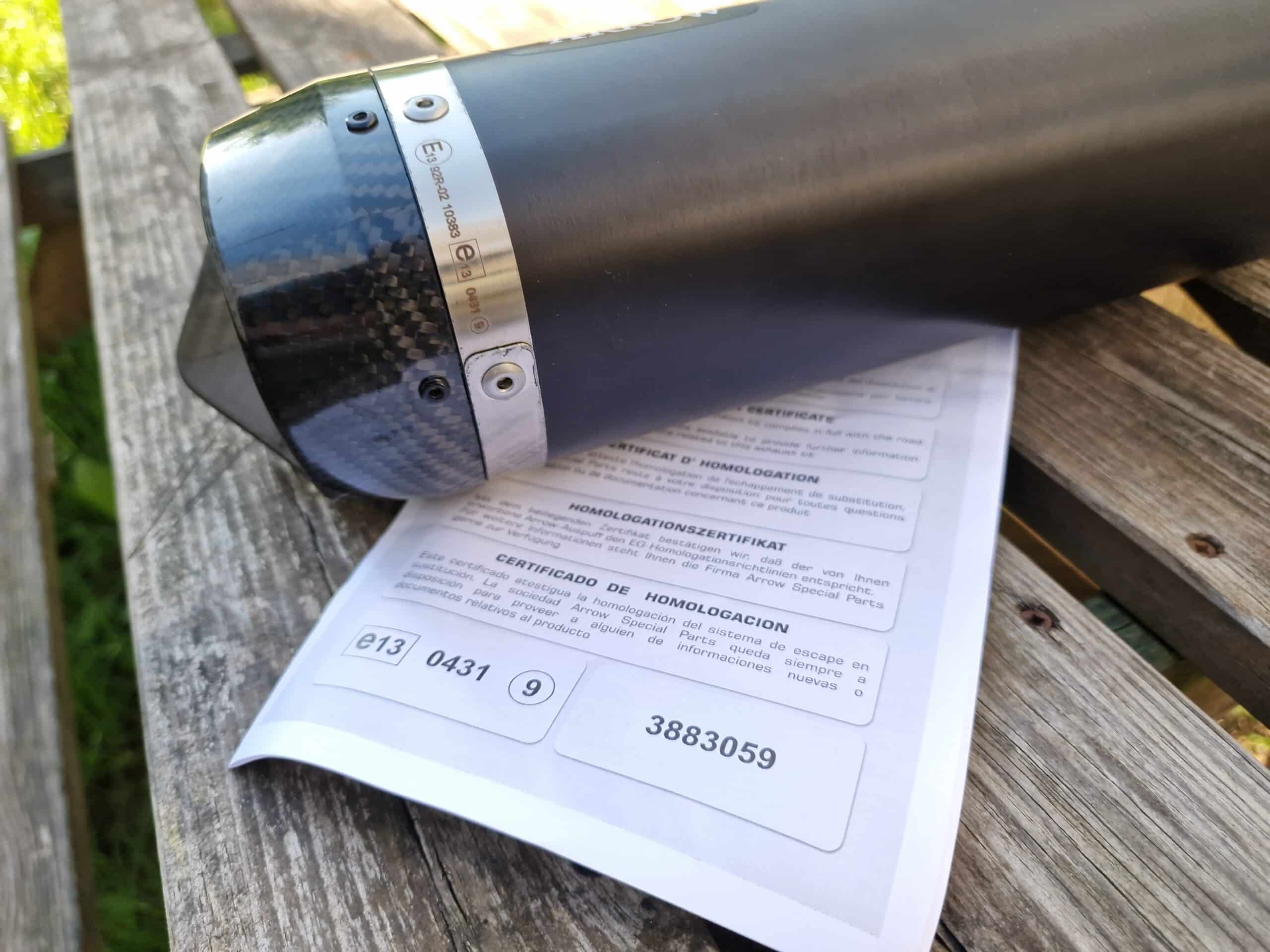 Cum verifici dacă o tobă moto este omologată: marcaj, acte și compatibilitate