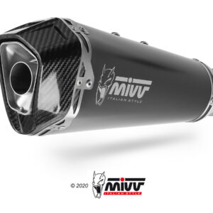 Tobă finală MIVV Delta Race pentru BMW S 1000 XR (2020-2024), oțel inoxidabil negru