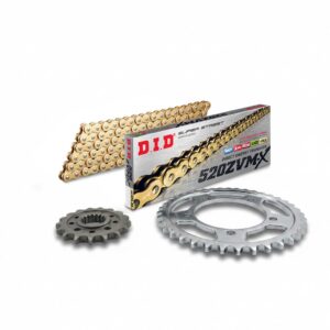Set lanț transmisie secundară, configurat pentru CF MOTO 800 MT-X 2025 – 23-UN-1133-01-520ZVMX
