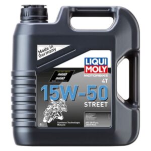 Ulei motor 4T LIQUI MOLY pentru motociclete 15W50 Street semi-sintetic 4L