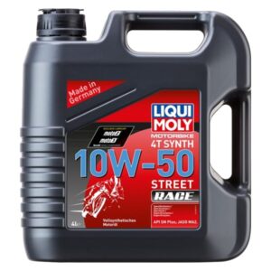 Ulei motor 4T LIQUI MOLY pentru motociclete 10W50 Street Race sintetic 4L