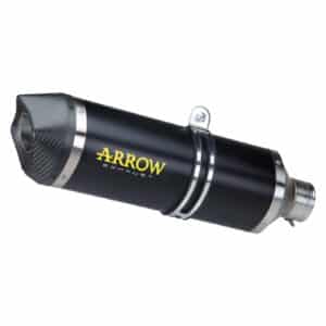 Tobă finală ARROW Race-Tech pentru Ducati Monster 821 2014-2017, Aluminiu închis (Dark)