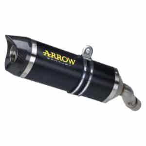Tobă finală ARROW Thunder pentru Honda CBR 600 F 2011-2013, Aluminiu închis (Dark)