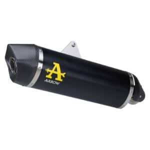 Tobă finală ARROW Maxi Race-Tech pentru Suzuki V-STROM 1050 2020-2026, Aluminiu închis (Dark)
