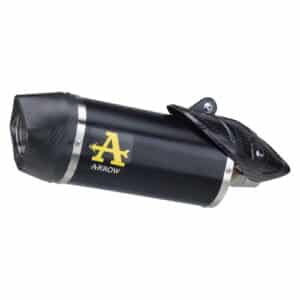 Tobă finală ARROW Indy Race pentru Yamaha MT-10 2016-2020, Aluminiu închis (Dark)