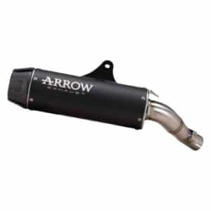 Tobă finală ARROW Rebel pentru Honda CMX 500 Rebel 2017-2024, Oțel închis (Dark)