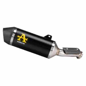 Tobă finală ARROW Race-Tech pentru KTM 890 Duke R 2020-2023, Aluminiu închis (Dark)