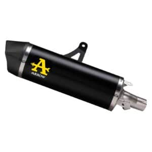 Tobă finală ARROW Maxi Race-Tech pentru Honda Africa Twin 1100 AdvSport 2024-2026, Aluminiu închis (Dark)