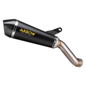 Tobă finală ARROW X-Kone pentru Kawasaki Z 900 2020-2024, Oțel închis (Dark)