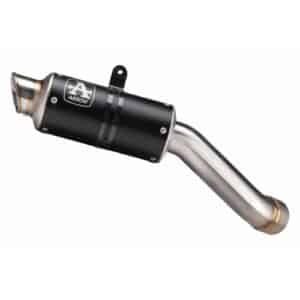 Tobă finală ARROW GP2 pentru Kawasaki Z 900 2020-2024, Oțel închis (Dark)