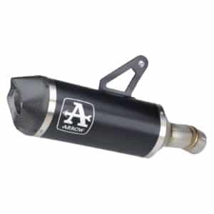 Tobă finală ARROW Race-Tech pentru BMW S 1000 XR 2020-2023, Aluminiu închis (Dark)