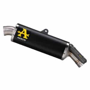 Tobă finală ARROW Indy Race pentru Aprilia TUAREG 660 2022-2024, Titan închis (Dark)