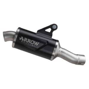 Tobă finală ARROW Indy Race EVO pentru BMW R 1300 R / RS 2025-2026, Aluminiu închis (Dark)