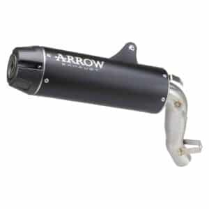 Tobă finală ARROW Rebel pentru Honda CMX 1100 Rebel T 2025-2026, Oțel închis (Dark)