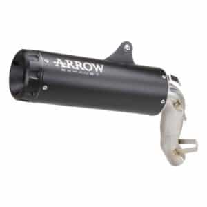Tobă finală ARROW Rebel pentru Honda CMX 1100 Rebel T 2025-2026, Oțel închis (Dark)