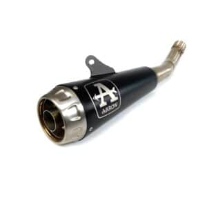 Tobă finală ARROW Pro-Race pentru Yamaha XSR 125 2021-2024, Oțel închis (Dark)