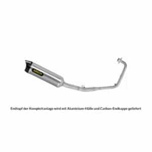 Sistem complet de evacuare ARROW Thunder pentru Honda CB 125 R 2021-2024, Aluminiu