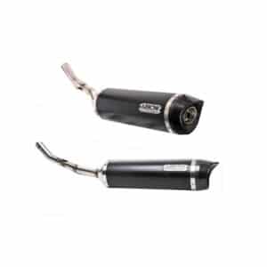 Tobă finală ARROW Thunder pentru Yamaha WR 125 R/X 2009-2016, Aluminiu închis (Dark)
