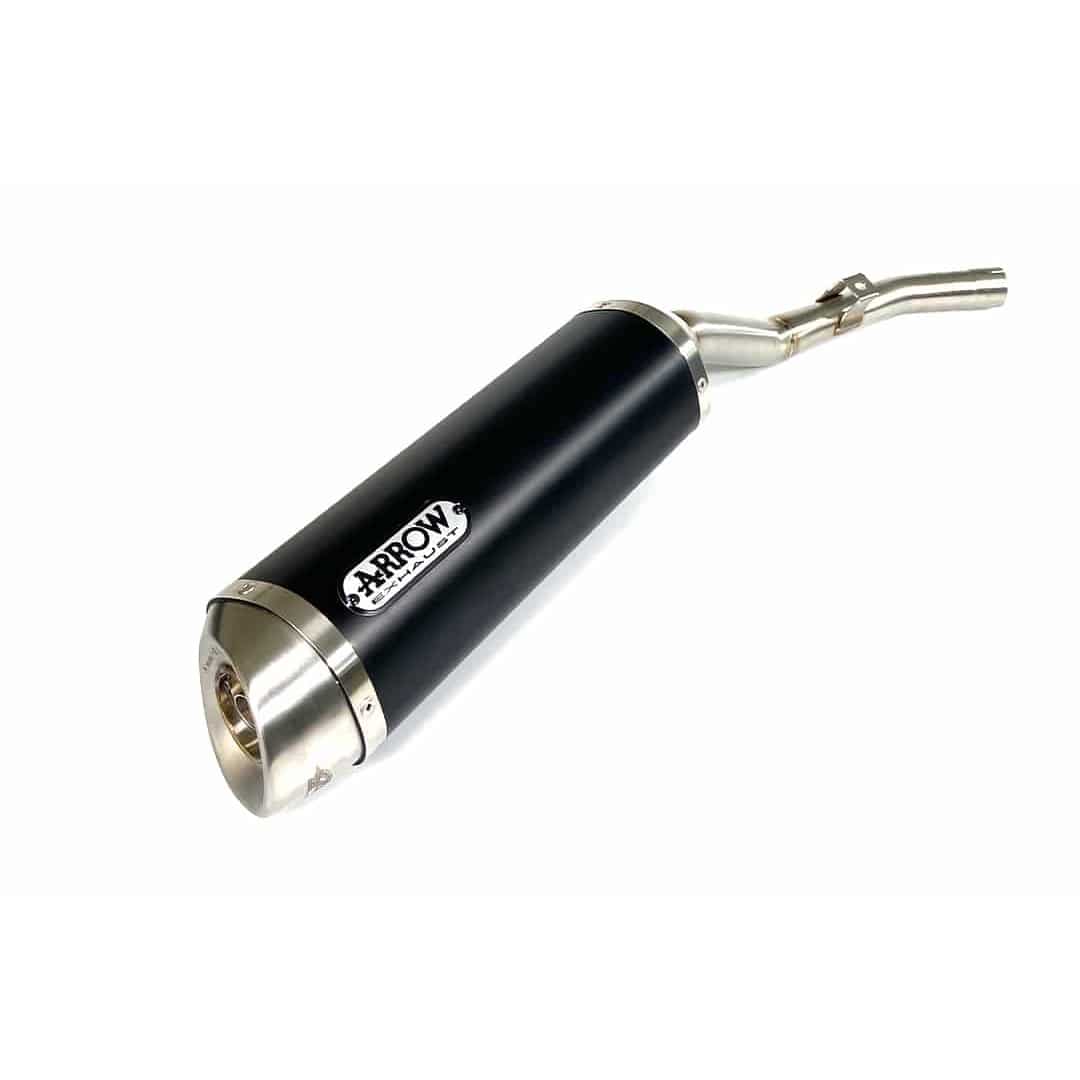Tobă finală ARROW Thunder pentru Yamaha WR 125 R/X 2009-2016, Aluminiu închis (Dark)