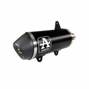 Tobă finală ARROW Maxi Scooter pentru Aprilia SR 125 / 200 GT 2022-2024, Aluminiu închis (Dark)