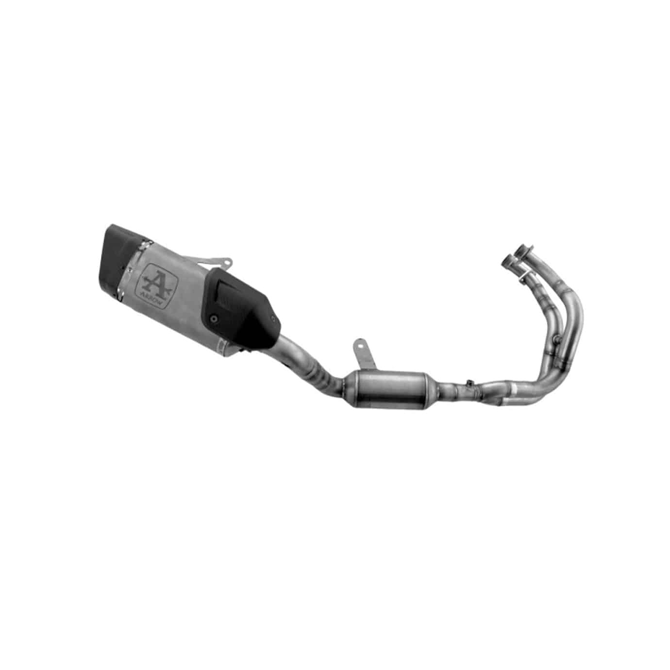 Sistem complet de evacuare ARROW Competition pentru Yamaha YZF R7 2021-2024, Titan
