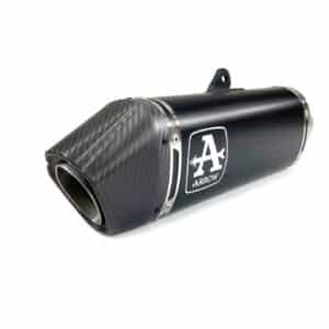 Sistem complet de evacuare ARROW Veloce pentru Triumph STREET TRIPLE 765 2020-2022, Aluminiu închis (Dark)