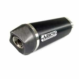 Tobă finală ARROW Race-Tech pentru Aprilia TUONO V4 1100 2015-2018, Aluminiu închis (Dark)