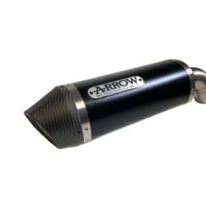 Tobă finală ARROW Race-Tech pentru Kawasaki Z 900 A2 2019-2024, Aluminiu închis (Dark)