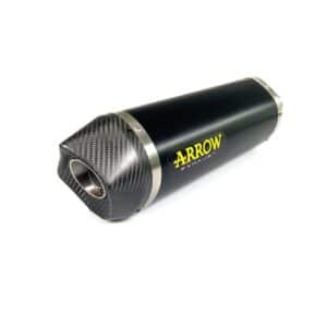 Tobă finală ARROW Race-Tech pentru Honda CB 500 F 2019-2020, Aluminiu închis (Dark)