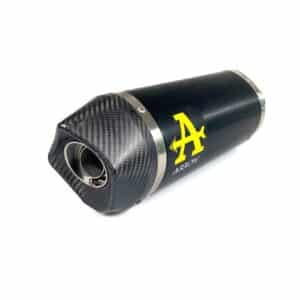 Tobă finală ARROW Race-Tech pentru Aprilia RSV 4 1100 Factory 2019-2020, Aluminiu închis (Dark)